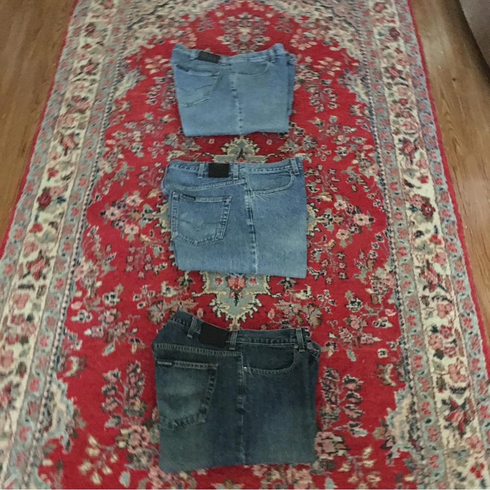 3 Harley Davidson Denim Mens Jeans 38/32 DRY CLEANED - Picture 9 of 10